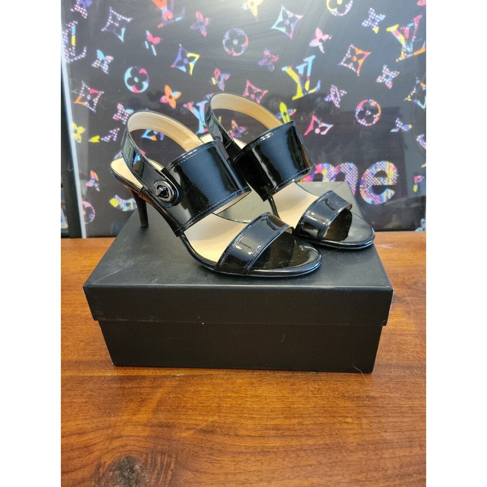 Coach 'Marla' Slingback Sandal A00833 Black 6.5M